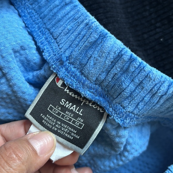 Bundle of champion corduroy pants size s and m with stretch waist - Picture 5 of 6